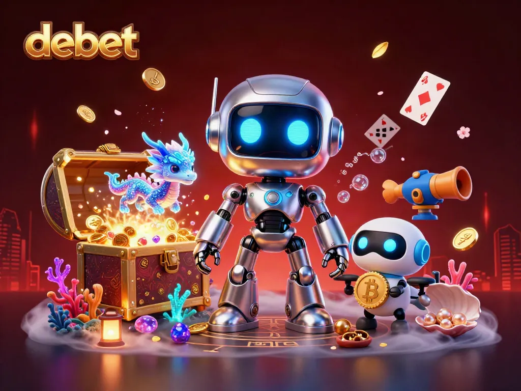 Experience debet's thrilling casino world with vibrant characters and dynamic game elements.