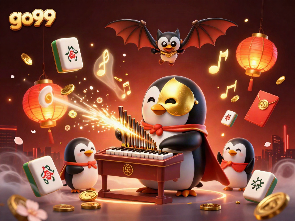 Experience the excitement of go99 with dynamic characters and vibrant casino elements in this 3D illustration.