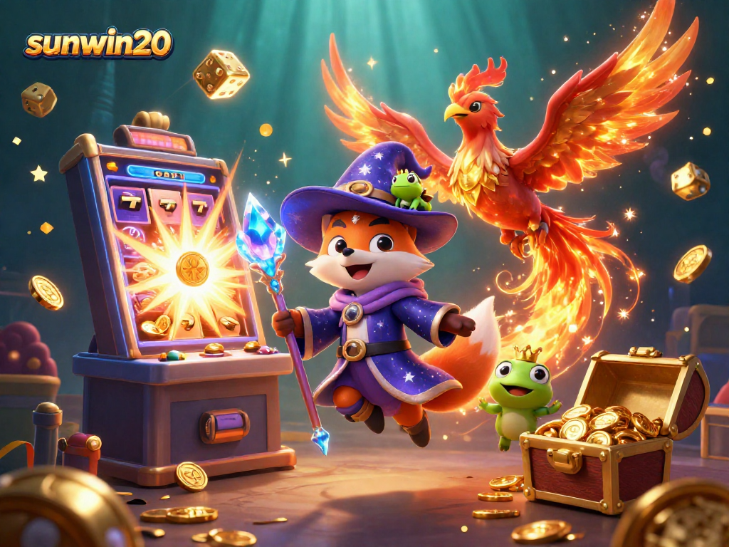 Experience the magic of sunwin20 with vibrant casino treasures and enchanting characters.