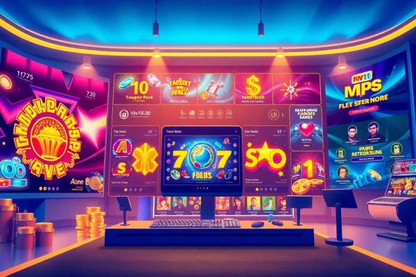 Vibrant gaming interface from vin777.gb.net showcasing diverse casino options and exciting bonuses.