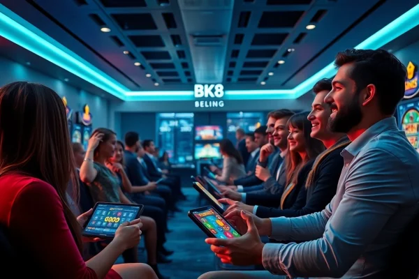 Engaging gaming experience at bk860s.com, featuring players enjoying sports betting and live casino games.