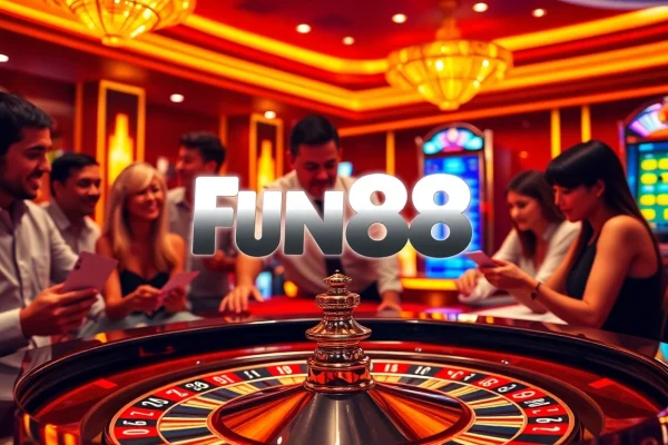 Experience the excitement at Fun88 with engaging gameplay at the casino table.