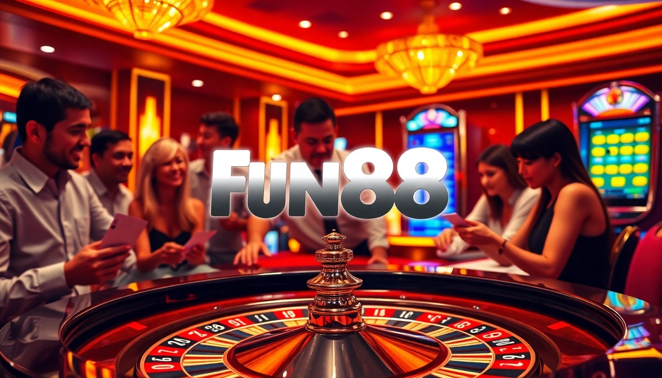 Experience the excitement at Fun88 with engaging gameplay at the casino table.