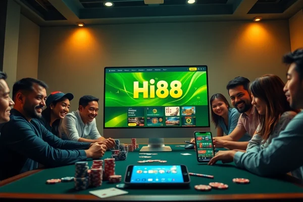 Discover the engaging online betting experience at stimmgewitter.org featuring diverse players, poker elements, and vibrant visuals.