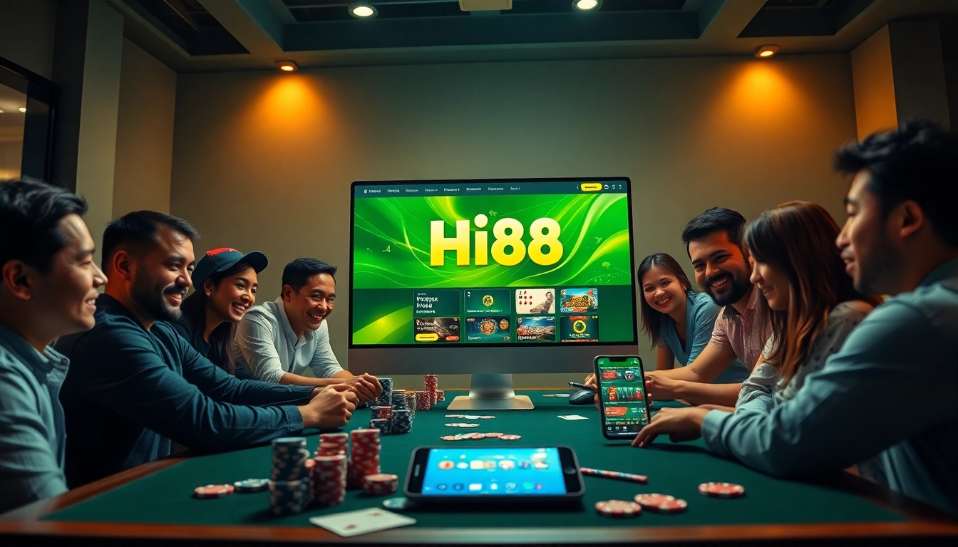 Discover the engaging online betting experience at stimmgewitter.org featuring diverse players, poker elements, and vibrant visuals.