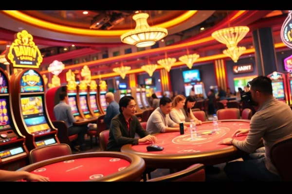 Experience the excitement of online gaming at luck8win.live with vibrant casino visuals.