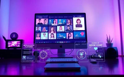 Explore top NSFW AI chat platforms through immersive digital interfaces and engaging avatars.