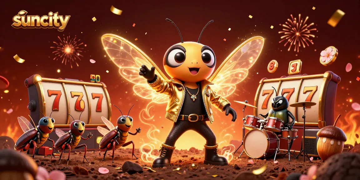 Engage with exciting suncity online gaming featuring dynamic slot reels and colorful characters.