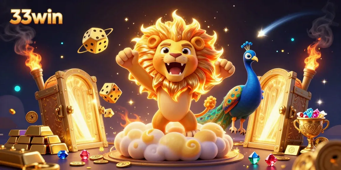 Experience 33win's thrilling casino adventure with vibrant characters and rich game elements.