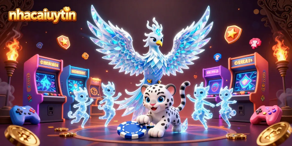 Engage with the vibrant world of nhacaiuytin featuring colorful characters and gambling elements.